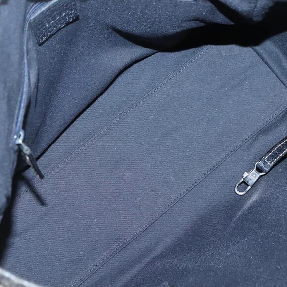 GUCCI GG Canvas Sherry Line Hand Bag Navy Silver - Picture 15 of 16